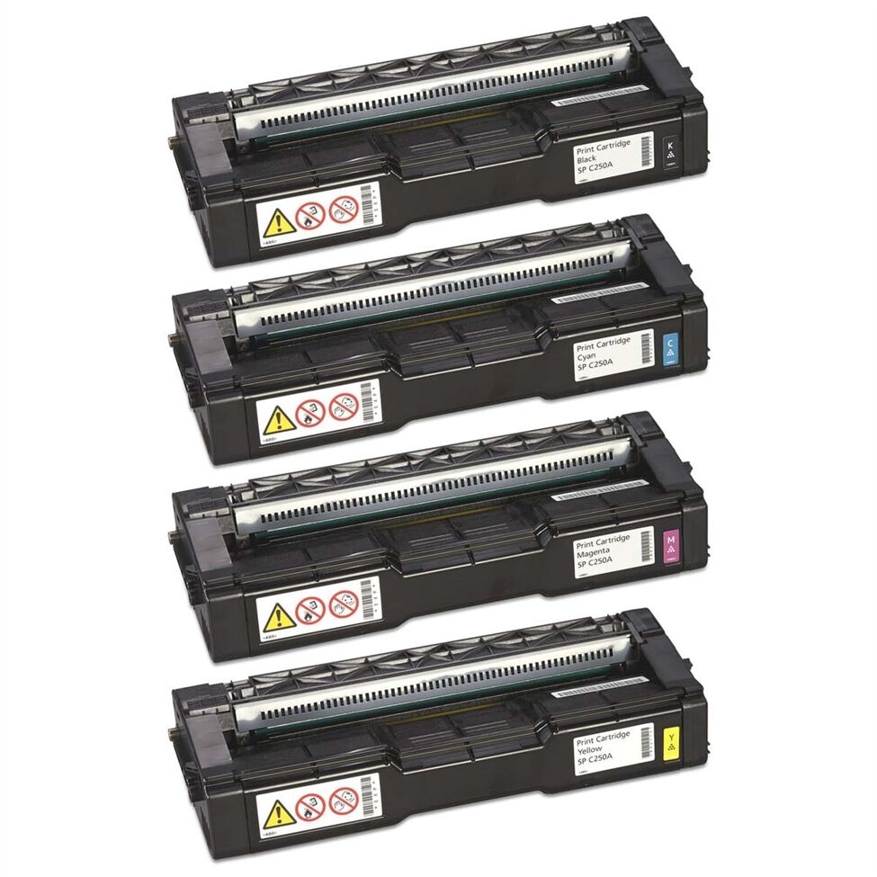 Ricoh SP-C252DNw / Sp C252 4 Renk İthal Muadil Toner Seti