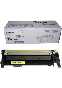 HP 150A Yazıcı Hp 117A / W2072A Sarı Ithal Toner 700 Sayfa Renkli Chipsiz