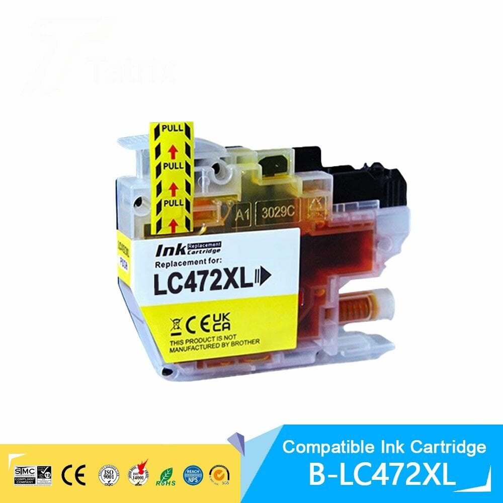 Brother LC472XLY Yellow  İthal Muadil Sarı 1.500 Sayfa Kartuş MFC-J2340/J3540/J3940