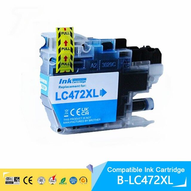 Brother LC472XLC Cyan  İthal Muadil Mavi 1.500 Sayfa Kartuş MFC-J2340/J3540/J3940