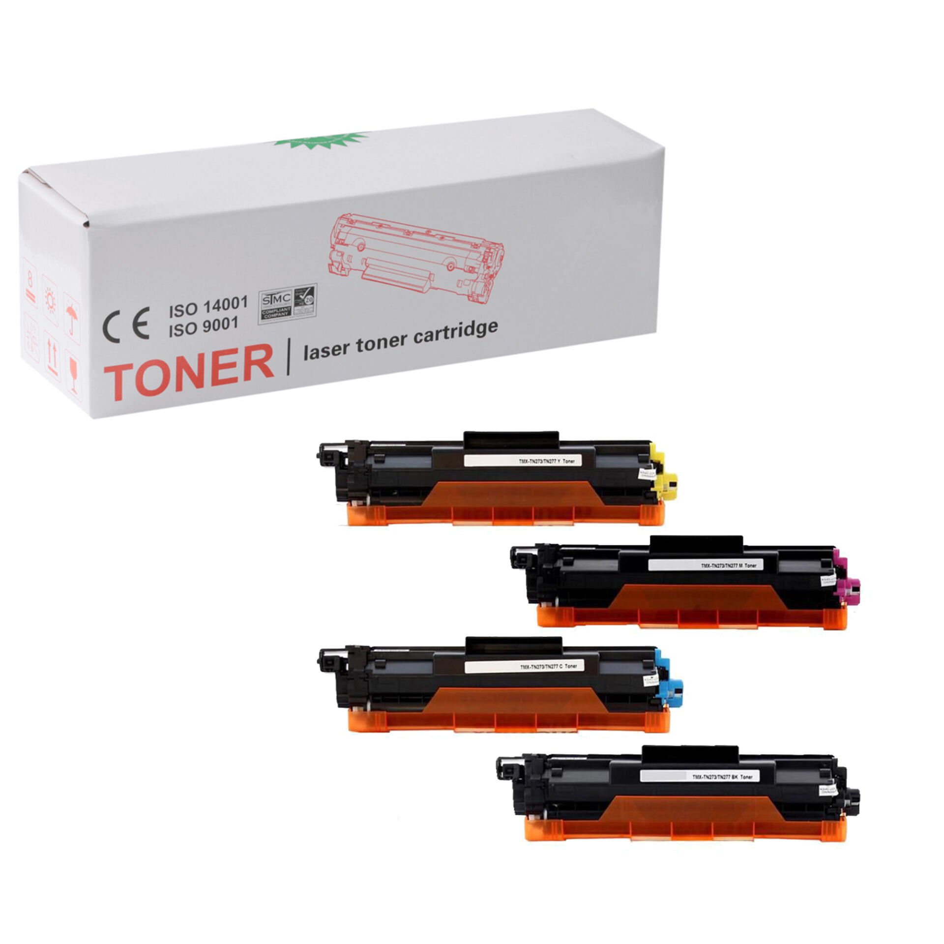 Photo Print® Brother TN-273 / TN-277 HL-L3210CW 4 RENK  Muadil Toner Seti 2300 Sayfa Renkli