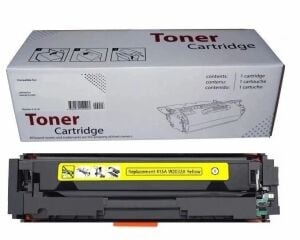 HP 415A W2032A / Canon CRG-055 Uyumlu CHİPLİ Sarı İthal Muadil Toner