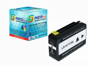 HP 711XL Siyah CZ133A HP Designjet T120 / T520 Muadil Kartuş 2000 Sayfa