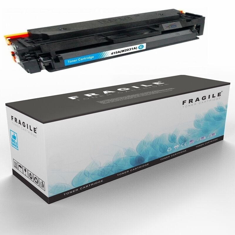 HP 415A W2031A / Canon CRG-055 Uyumlu CHİPSİZ Mavi İthal Muadil Toner