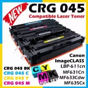 Photo Print  Canon MF633CDW/MF635CX/LBP611CN CRG-045 Toner Takım