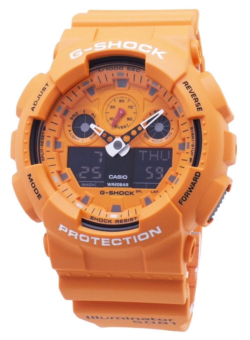 Casio GA-100RS-4A G-Shock Erkek Kol Saati