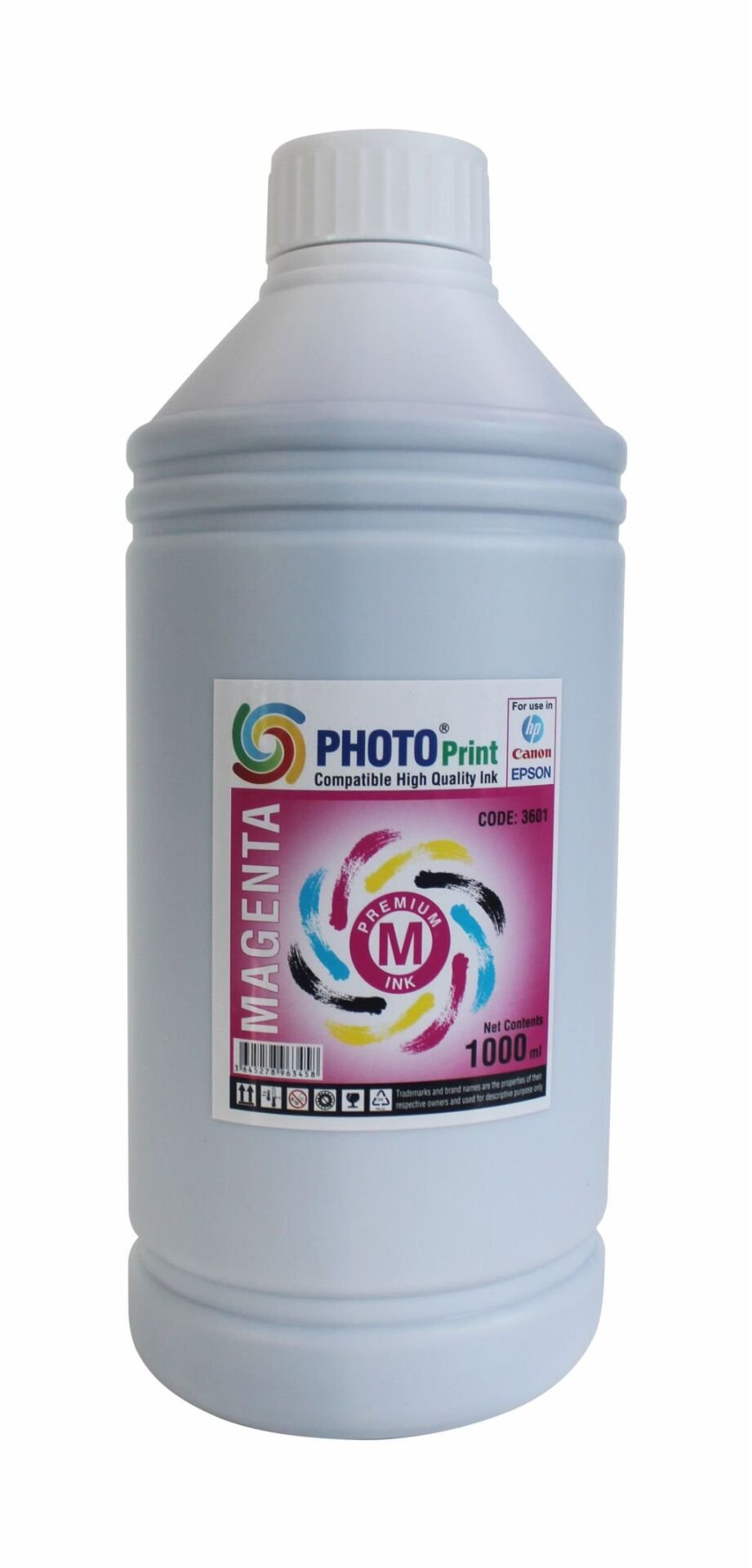 Canon G1400 - G2400 - G3400- Gı 490 Yazıcılar İçin Uyumlu 1000 Ml Kırmızı Mürekkep