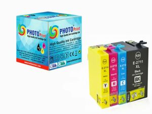 Epson Workforce 27XL Uyumlu T2711XL 4 Renk Muadil Kartuş Takım