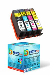 Photo Print HP Deskjet Ink Advantage 5525 655XL 4 RENK MUADİL KARTUŞ SETİ