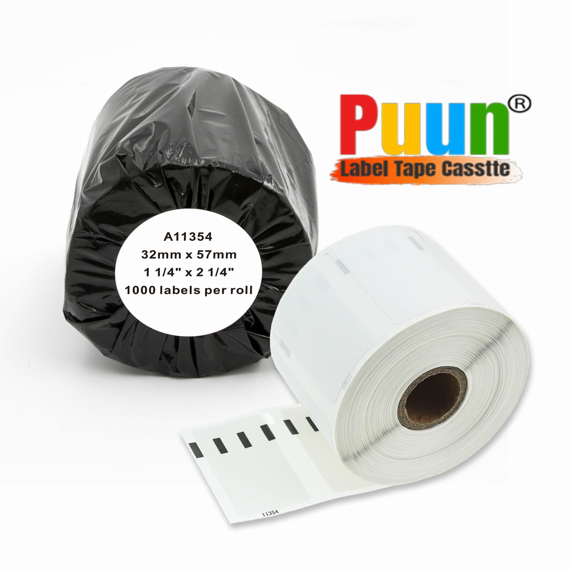 Puun DYMO LW 11354 MUADİL ÇOK AMAÇLI ETIKET (1000 Etiket/Paket) (32mm x 57mm) Labelwriter EL60, LW320, LW330, LW400, LW450, Twin, Duo, 4XL