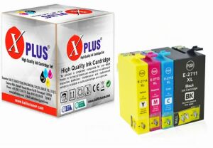 Xplus Epson Workforce WF-7615DWF Uyumlu 27XL T2711-T2712-T2713-T2714XL 4 Renk Muadil Kartuş Takım