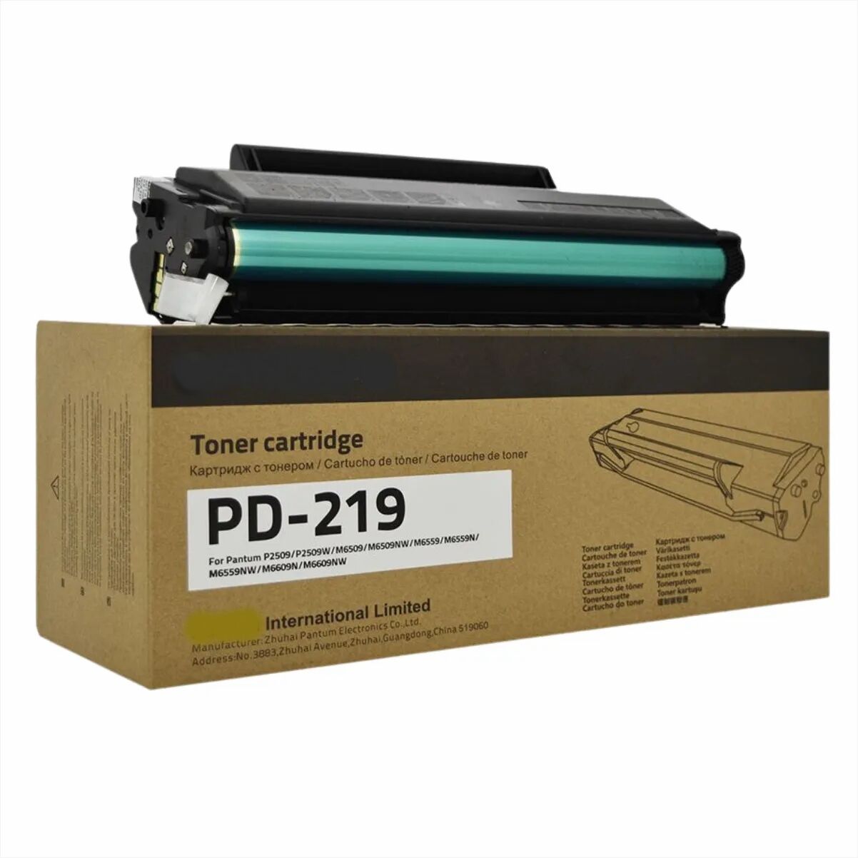 Oratek  Pantum  M6509NW PD-219 Siyah Ithal Chipli Muadil Toner 1.600 Sayfa