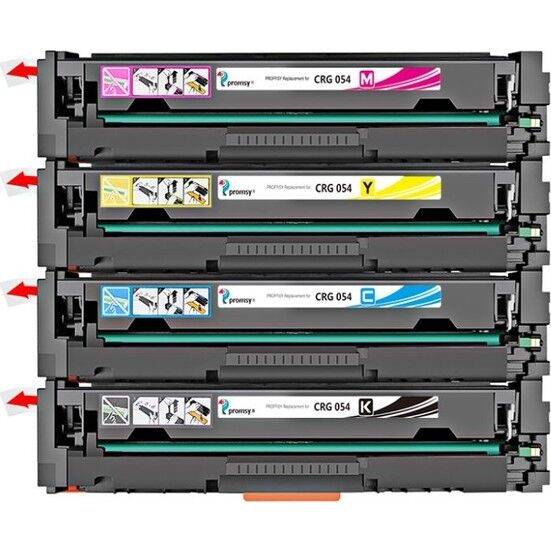 Canon i-Sensys MF640C CRG054 CMYK 4 Renk Muadil Toner Seti