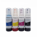 Premium ink Epson 103 L3560 Uyumlu 4 Renk Mürekkep Seti  4 X 70 ML