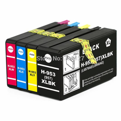 HP OfficeJet Pro 8740 için Muadil Kartuş Seti 4 Renk HP 953 XL