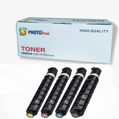 Canon C-EXV49 IR-C3320 / IR-C3325 4 Renk İthal Muadil Toner Seti Siyah 36.000 Sayfa, Renkliler 19.000 Sayfa