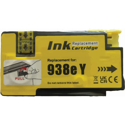 HP OfficeJet Pro 9720  938e Yüksek Kapasite Sarı İthal Muadil kartuş 1.600 Sayfa