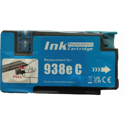 HP OfficeJet Pro 9110  938e Yüksek Kapasite Mavi İthal Muadil kartuş 1.600 Sayfa