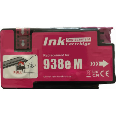 HP 938e Yüksek Kapasite Kırmızı İthal Muadil kartuş 1.600 Sayfa