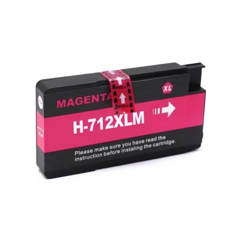 Hp DesignJet T630 24-in Printer 712 Kırmızı İthal Muadil Kartuş / 800 Sayfa