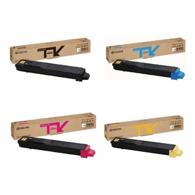 Kyocera TK-5315 Chipli 4 Renk İthal Muadil Toner Seti - Siyah 24.000 Sayfa / Renkliler 18.000 Sayfa