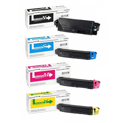 Kyocera ECOSYS M6535cidn TK-5150 Chipli 4 Renk İthal Muadil Toner Seti - Siyah 12.000 Sayfa / Renkliler 10.000 Sayfa