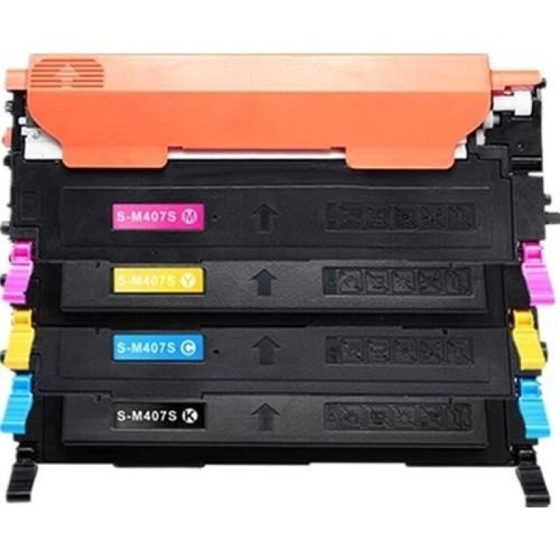 Photo Print Samsung Clp 325W CLT-407 Serisi 4 Renk Toner Set Chipli