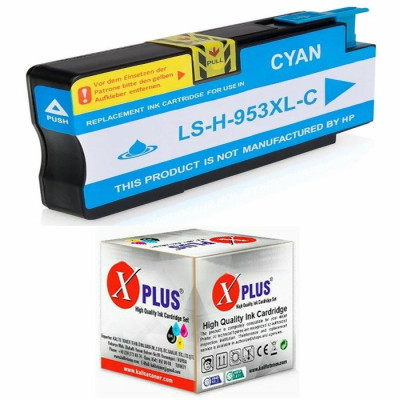 Xplus 953XL F6U16AE 8730 Uyumlu Mavi Muadil Kartuş 1.500 Sayfa