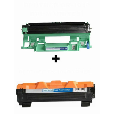 Brother HL-1110 TN-1040 İthal Muadil Siyah Toner + Brother DR-1040 Muadil Drum Ünitesi 2 li SET