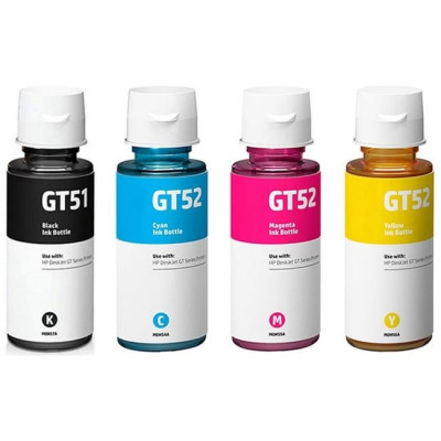 Hp GT51-53XL - 52XL İnk Tank 316 Uyumlu 4 Renk İthal Mürekkep Seti