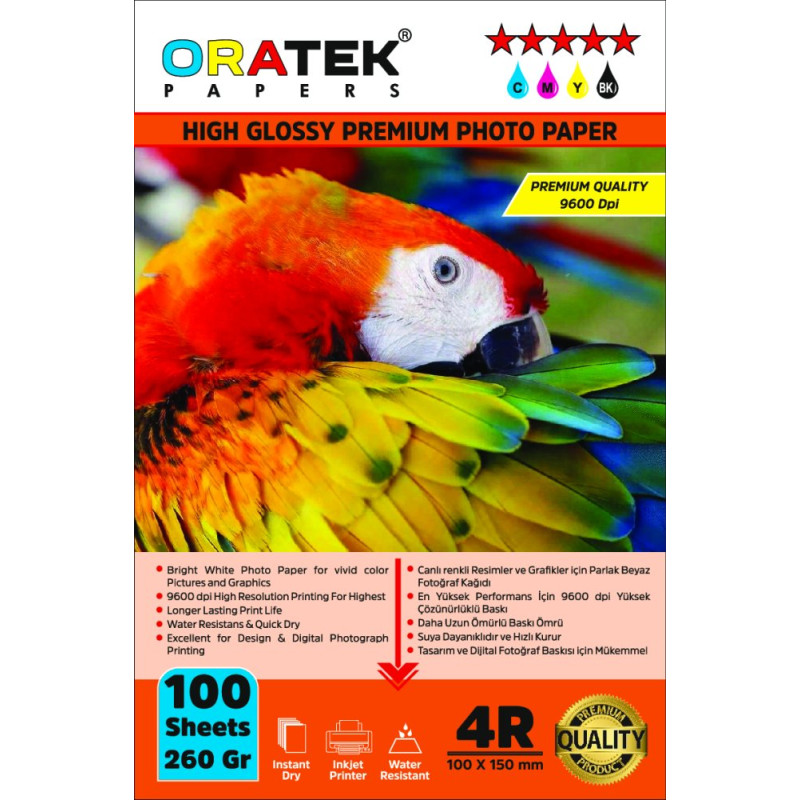 Epson ET-5880 Evertday Premium Parlak 10x15cm Fotoğraf kağıdı 260 gr. 100 Adet