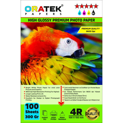 Epson 112 L6550 Evertday Premium Parlak 10x15cm Fotoğraf kağıdı 300 gr. 100 Adet