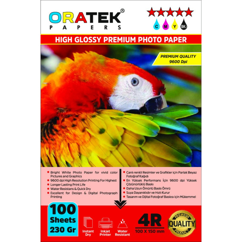 Epson L6580 Evertday Premium Parlak 10x15cm Fotoğraf kağıdı 230 gr. 100 Adet