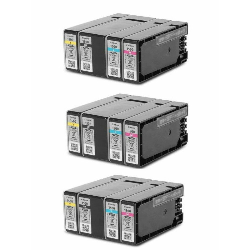Canon MAXIFY MB2750 PGI-1500 4 Renk BKCMY Kartuş Seti  3 Takım