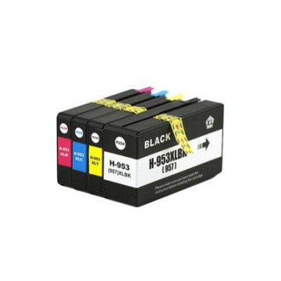 HP OfficeJet Pro 8730 için Muadil Kartuş Seti 4 Renk HP 953 XL