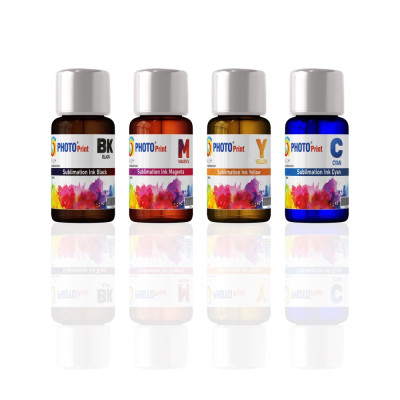 Photo Print Epson L1111 Uyumlu 4 Renk 100 ML Sublimasyon Transfer Baskı Mürekkep Seti