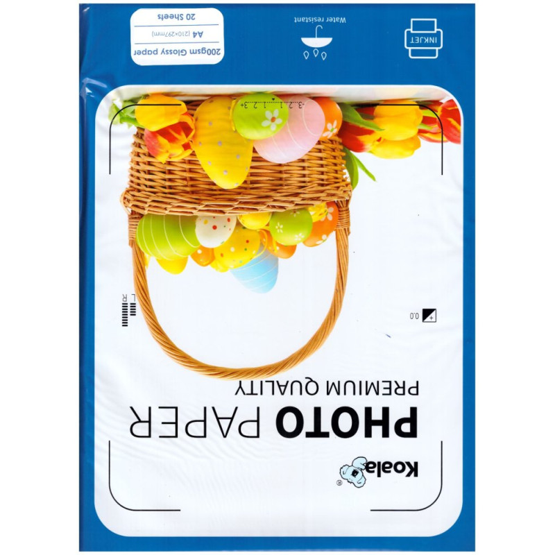Epson T664/6641 ET3600 Fotoğraf Kağıdı A4 Premium Parlak 200 gr 20 Adet