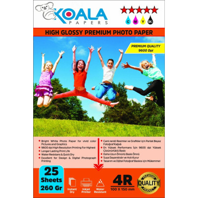 Canon Pixma G1430 Evertday Premium Parlak 10x15cm Fotoğraf kağıdı 260 gr. 25 Adet