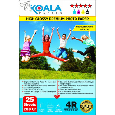 Epson 103 L1110 Evertday Premium Parlak 10x15cm Fotoğraf kağıdı 200 gr. 25 Adet