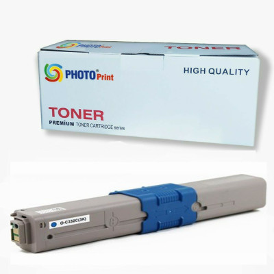 OKI MC363dn  C332 / MC363  Mavi İthal Muadil Toner 3.000 Syf Renkli