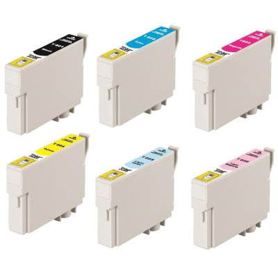Epson PX800FW  T0801-T0802-T0803-T0804-T0805-T0806  6 Renk Muadil Kartuş Seti 500 sayfa