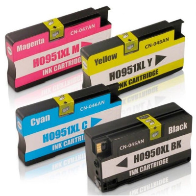 Photo Print® Hp Officejet Pro 276  Kartuş Set 4 Renk Takım Muadil Yüksek Kapasite  950XL-951XL