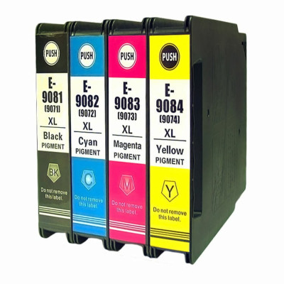Photo Print® Epson WorkForce Pro WF-6090DW T9081-9084XL / T9071-9074XL Kartuş TAKIM SET