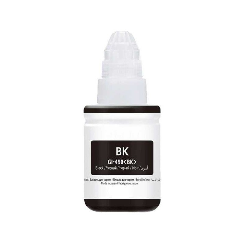 Canon GI-490 G4411 Siyah 135 ml. Premium Quality İthal Muadil Mürekkep