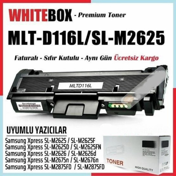 Samsung D116L Chipli İthal Muadil Toner 3.000 Sayfa