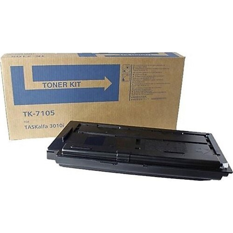 Kyocera TASKalfa 3011i TK-7105 Chipli Siyah İthal Muadil Toner - 20.000 Sayfa
