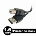 Canon Pixma GI-490 1.5 Metre Yazıcı Kablosu - USB A To B Printer Cable | Tüm Markalara Uyumludur. 1.5mt