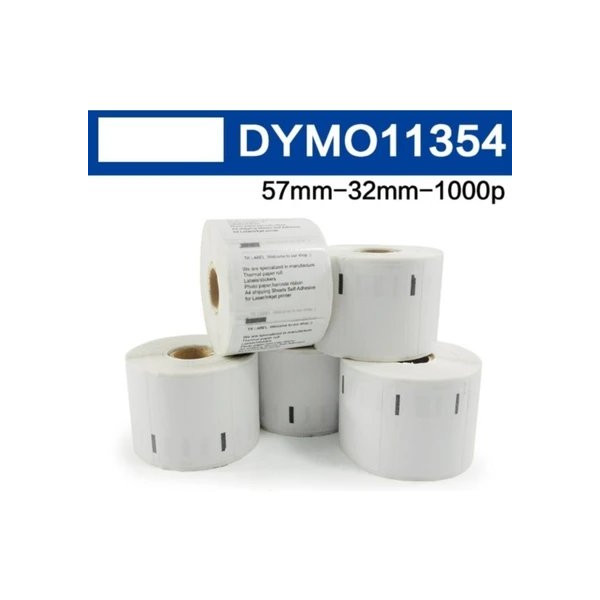 Dymo LabelWriter 5XL 11354 Chipli Lw Etiket 57 x 32 mm 1.000 Adet - Beyaz (İthal Muadil) (% 100 Çalışır)