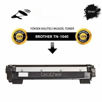 Brother TN-1040  MFC 1810 / 1910W / 1911W / 1811 / 1815 / Siyah İthal Muadil Toner 1.500 Sayfa