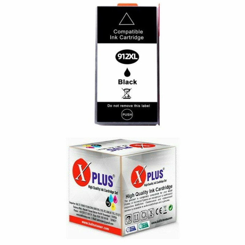 Xplus 912XL-917XL 3YL84AE 8014 All-in-One Siyah Muadil Kartuş 1.500 Sayfa